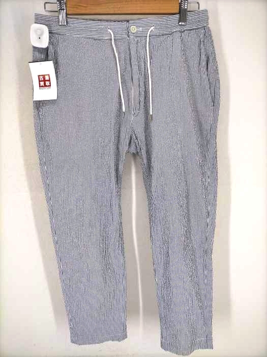 417 by EDIFICE(フォーワンセブンバイエディフィス) ストライプストレートパンツ メンズ パンツ