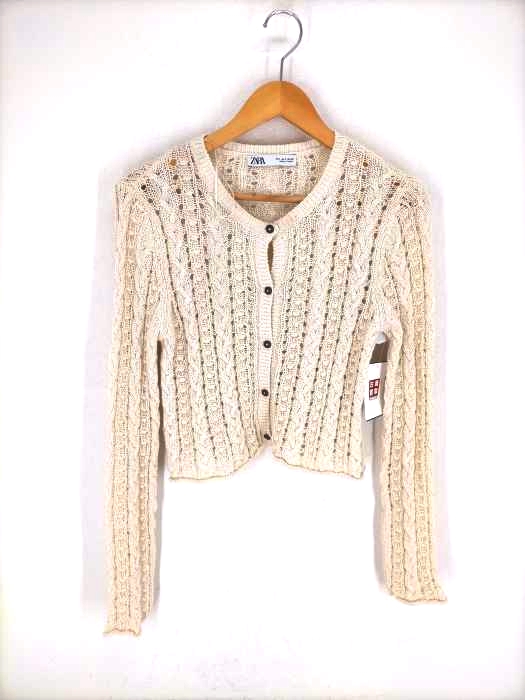 ZARA（ザラ） POINTELLE KNIT JACKET レディース トップス
