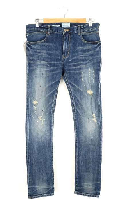 CRIMIE (クライミー) CRIMIE BORN FREE GARAGE CRASH STRETCH DENIM SLIM JEANS メンズ パンツ