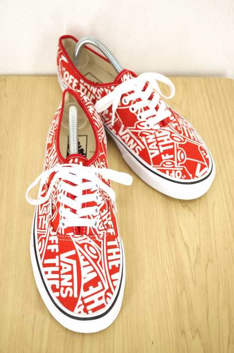 VANS （バンズ ） ロゴ総柄 オーセンティック メンズ シューズ