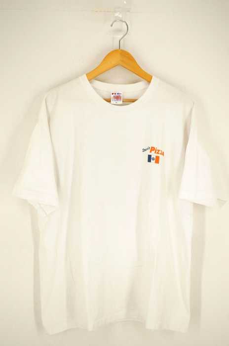 USED古着  （ユーズドフルギ） プリントTシャツ PIZZA Tシャツ メンズ トップス