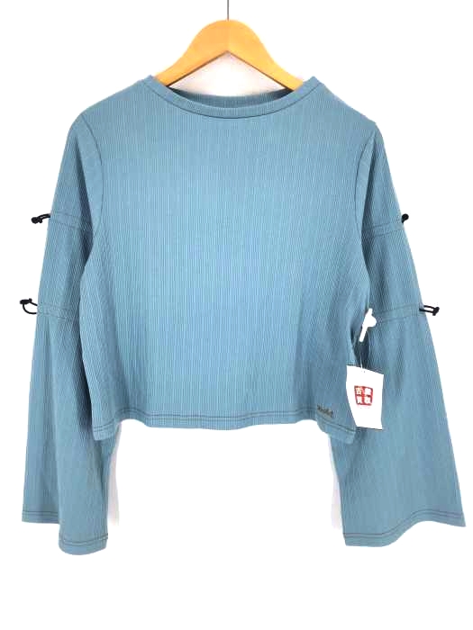 X-girl(エックスガール) ELASTIC SLEEVE TOP レディース トップス