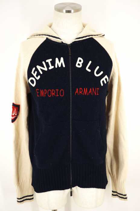 EMPORIO ARMANI （エンポリオアルマーニ） ワッペン　ニット メンズ トップス