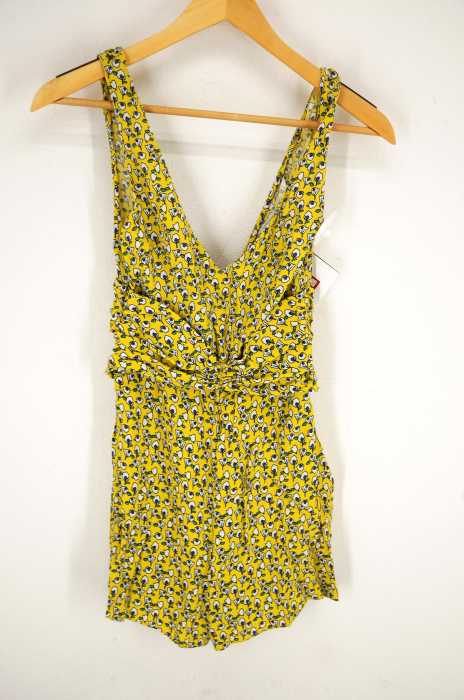 ZARA trafaluc（ザラトラファルック） 花柄フロントリボンタンクトップ レディース トップス