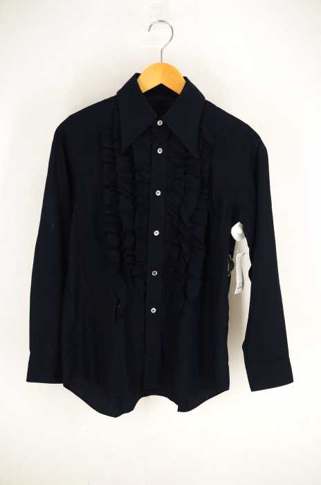 tricot COMME des GARCONS (トリココムデギャルソン) AD2002 フリルデザインシャツ レディース トップス