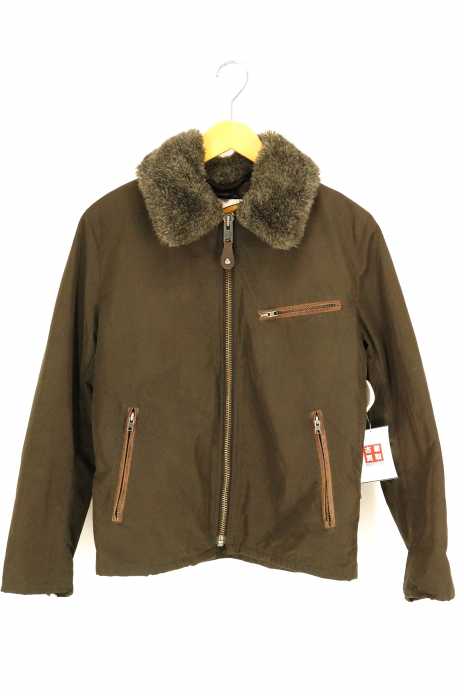Schott （ショット） 襟ボアレザー切替フライトジャケット メンズ アウター
