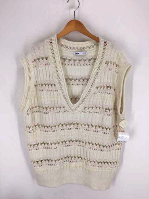 Zara ザラ オーバーサイズニットベスト メンズ トップス ブランド古着買取販売バズストア