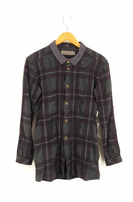 TROVE(トローヴ) ウールチェック柄シャツ メンズ トップス