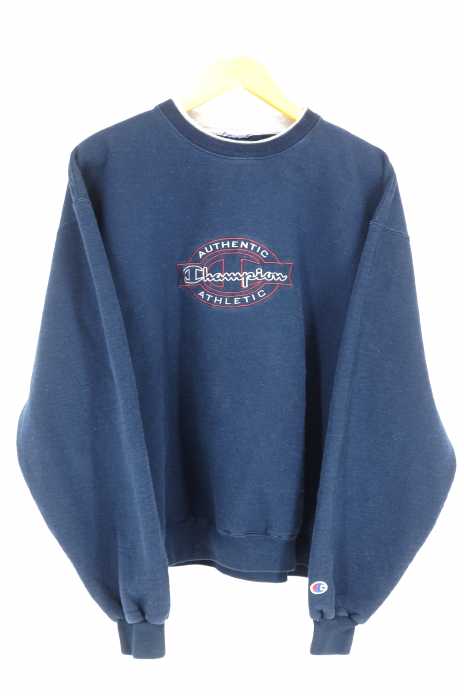 Champion （チャンピオン） ロゴ刺繍 スウェットプルオーバー メンズ トップス