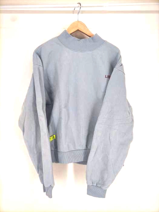LIBERE（リベーレ） バックプリントモックネックスウェット メンズ トップス