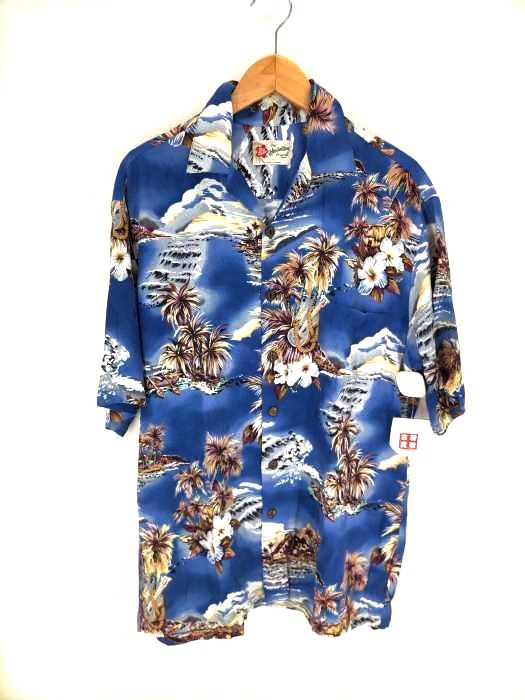 Hilo Hattie(ヒロハッティ) アロハシャツ ハワイ製 メンズ トップス