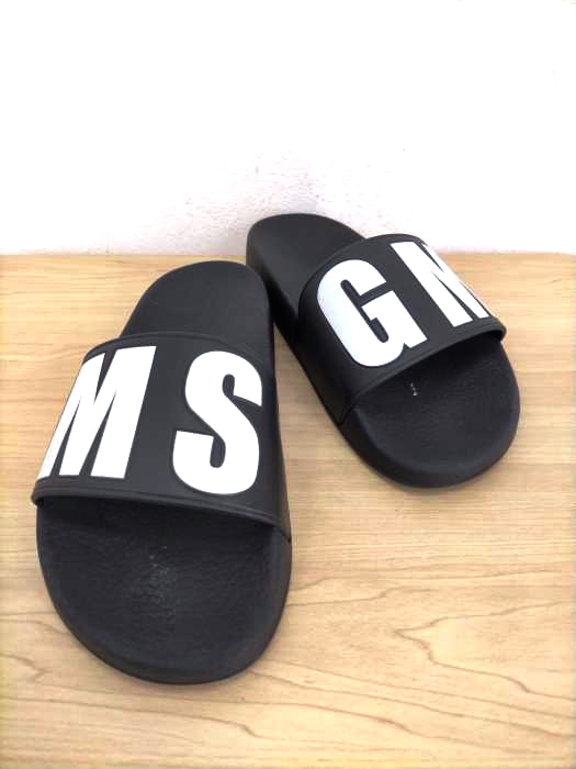 MSGM(エムエスジーエム) ロゴシャワーサンダル メンズ シューズ