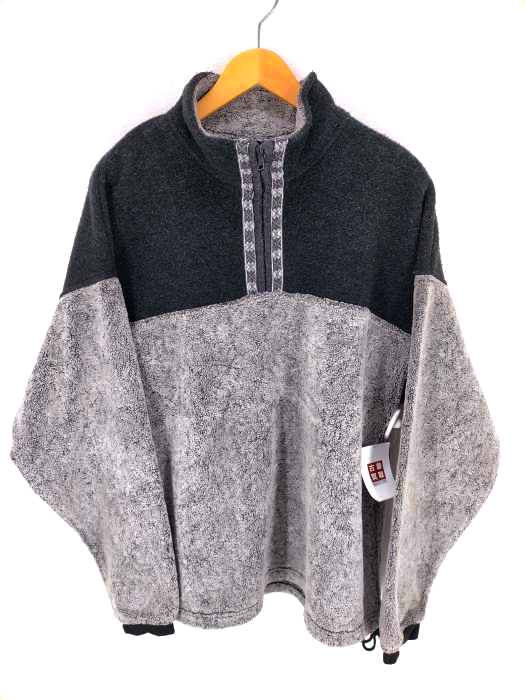 90s USA製 alf チロリアンテープ ハーフジップ スウェット L アルフ