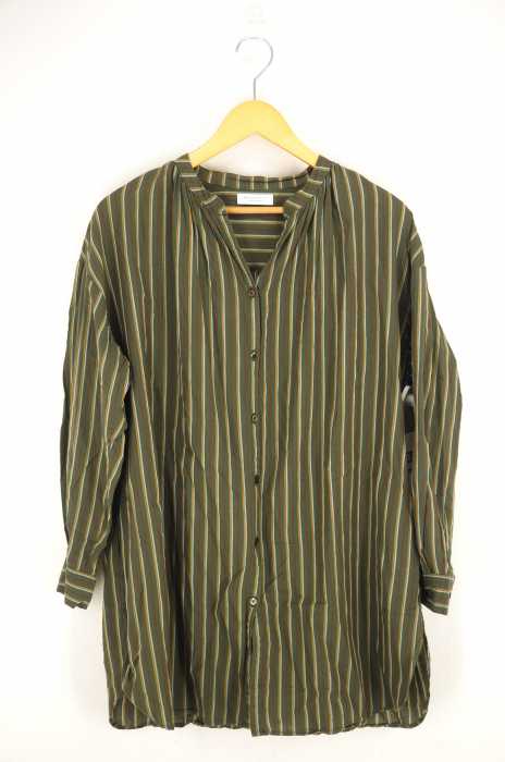BEAUTY & YOUTH UNITED ARROWS (ビューティーアンドユースユナイテッドアローズ) マルチストライプウエストリボンロングシャツ レディース トップス