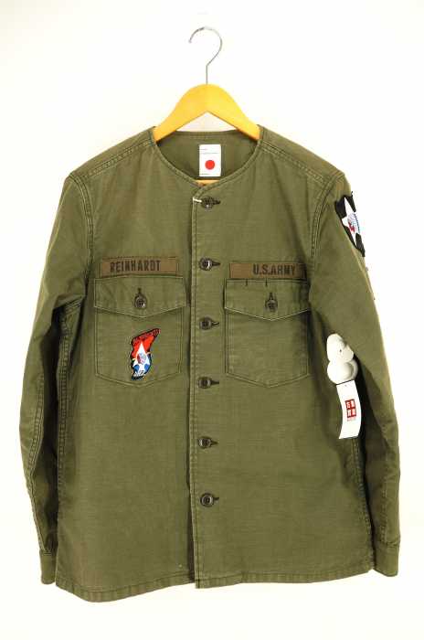 marka （マーカ） COLLARLESS JL UTILITY SHIRTS メンズ アウター
