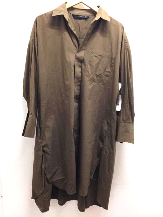 ZARA WOMAN（ザラ ウーマン） シャツワンピース ロングシャツ レディース トップス