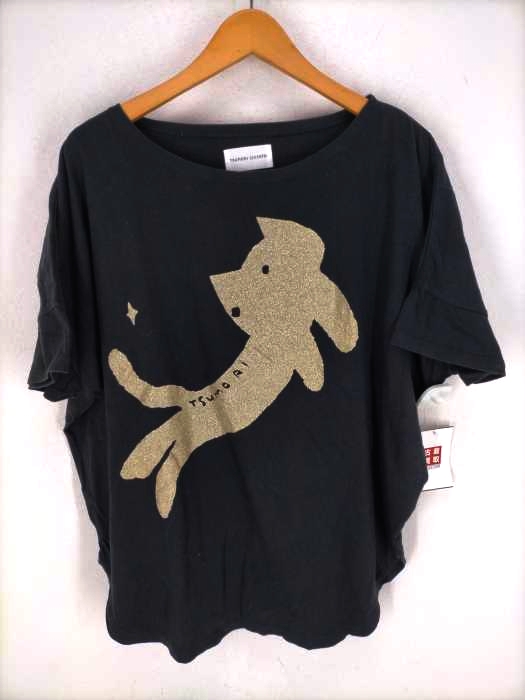 TSUMORI CHISATO(ツモリチサト) ラメプリントクルーネックtシャツ レディース トップス