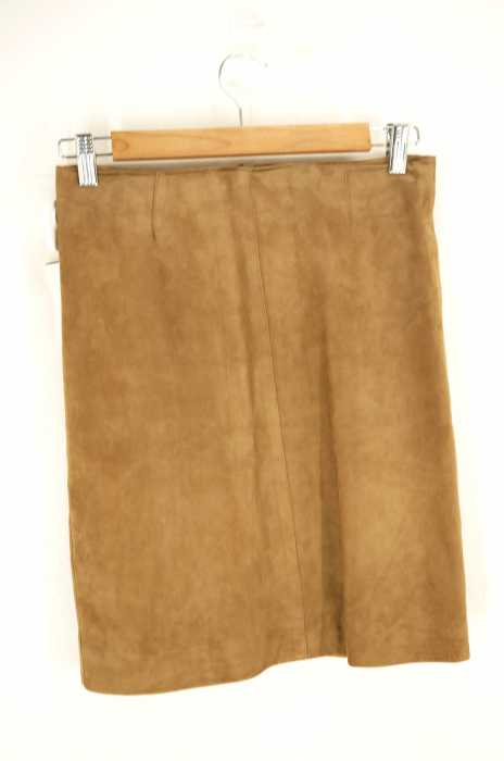 BARNEYS NEWYORK （バーニーズニューヨーク） made in italy レザースカート レディース スカート