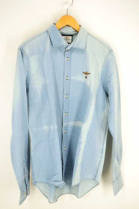 AERONAUTICA MILITARE（アエロナウティカミリターレ） USED加工 シャンブレーシャツ メンズ トップス