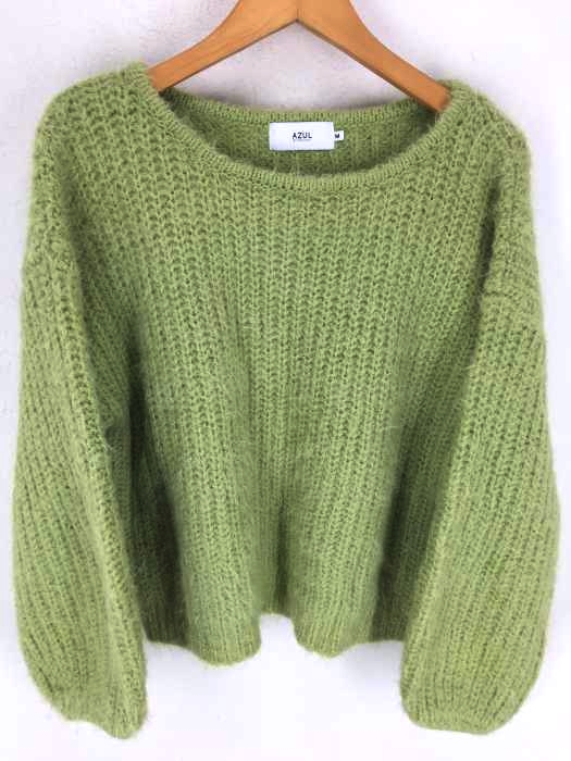AZUL by moussy(アズールバイマウジー) FLUFFY KNIT TOPS レディース トップス