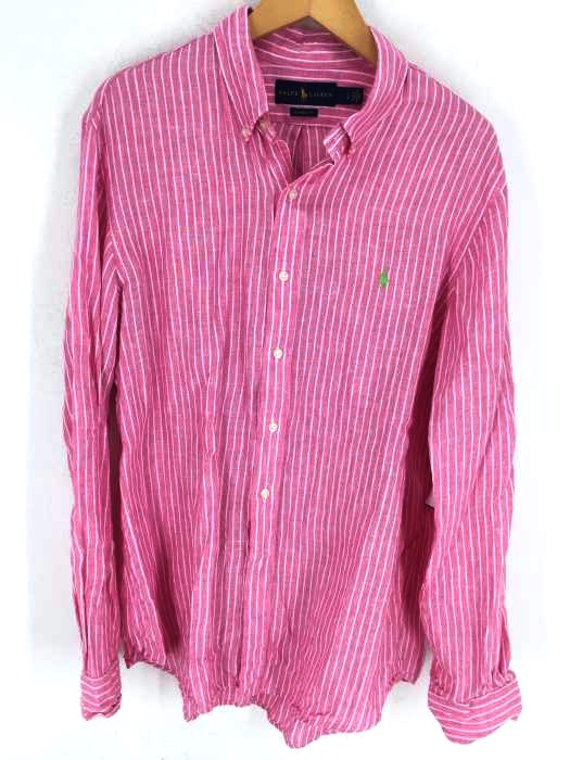 RALPH LAUREN(ラルフローレン) CLASSIC FIT ストライプボタンダウンシャツ メンズ トップス