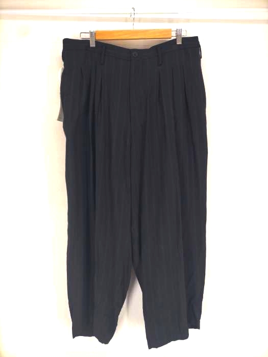BLACK Scandal Yohji Yamamoto（ブラックスキャンダルヨウジヤマモト） チョークストライプイージースラックスパンツ メンズ パンツ