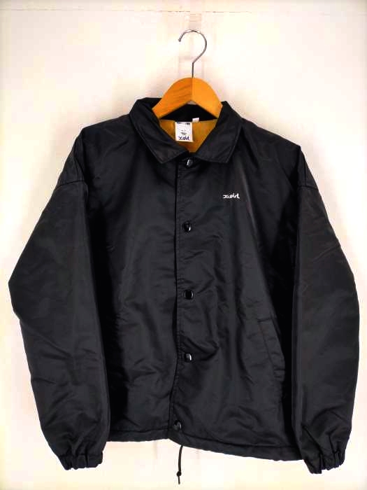 X-girl（エックスガール） PATCHED MILLS LOGO COACH JACKET レディース アウター