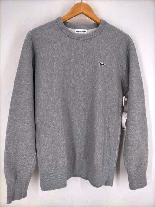 LACOSTE(ラコステ) 無撚糸クルーネックプレミアムスウェットシャツ メンズ トップス