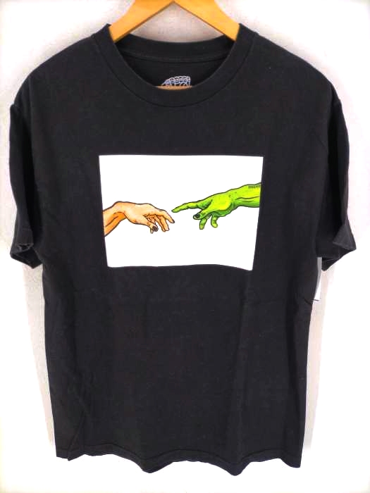 sal em7（サレムセブン） プリントクルーネックTシャツ メンズ トップス