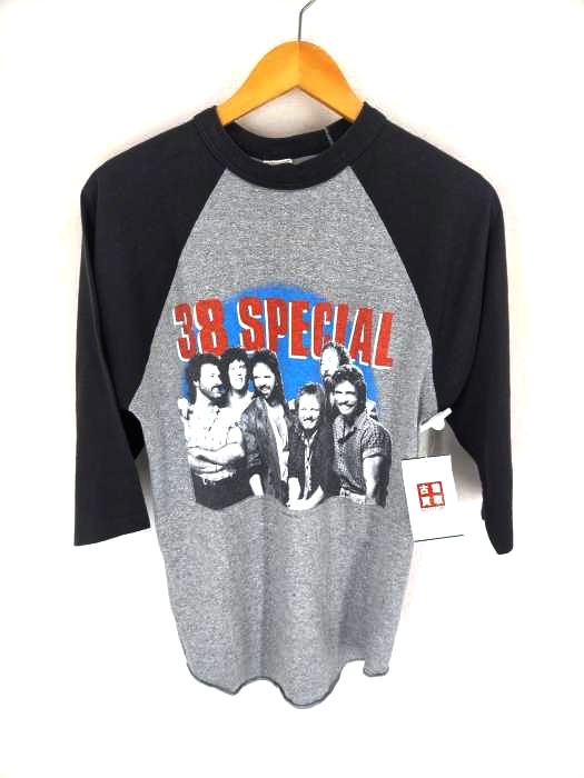 USED古着（ユーズドフルギ） 80s 38 SPECIAL STRENGTH IN NUMBERS TOUR ラグランカットソー メンズ トップス
