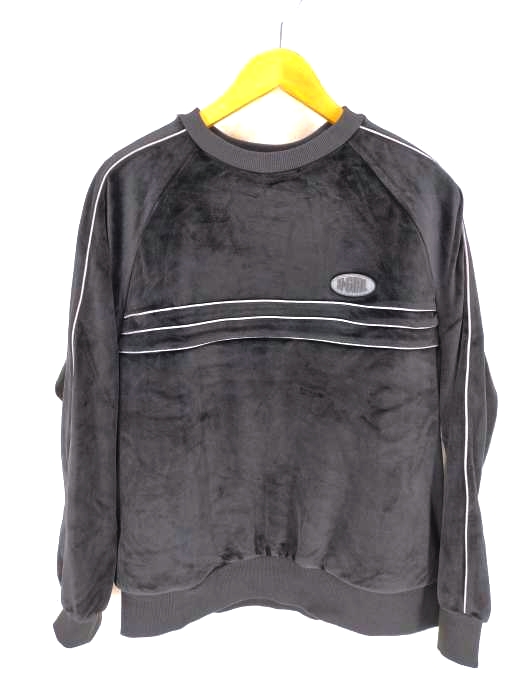 X-girl（エックスガール） VELOUR CREW TOP レディース トップス