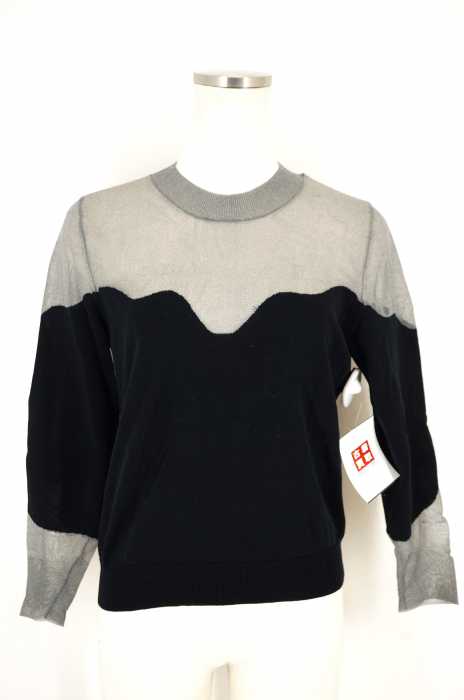 beautiful people （ビューティフルピープル） western sheer intersia pullover ウエスタンシアーインターシャプルオーバー トップス レディース トップス