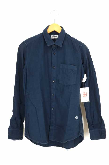 FACTOTUM (ファクトタム) 染めタックプリーツシャツ メンズ トップス