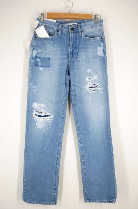 e jeans （イージーンズ） ダメージ加工デニムパンツ レディース パンツ