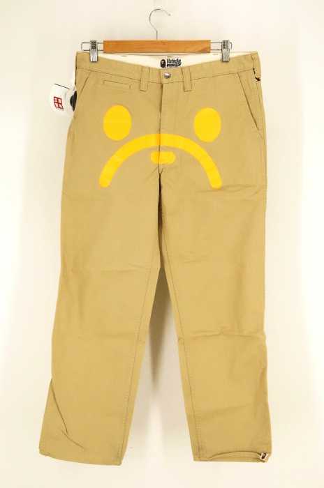 A BATHING APE （アベイシングエイプ） BAPE MILO ペンキプリントチノパンツ メンズ パンツ