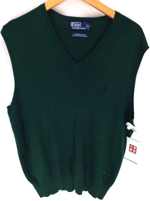 Polo by RALPH LAUREN（ポロバイラルフローレン） コットンニットベスト メンズ トップス