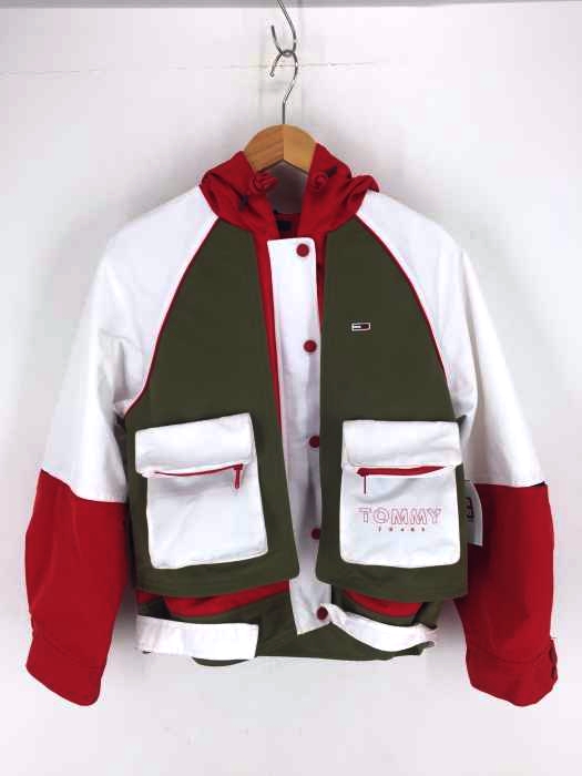 tommy jeans（トミージーンズ） カラーブロックフーディジャケット レディース アウター