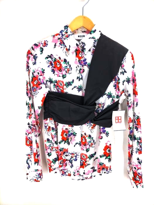 MSGM(エムエスジーエム) button front floral long sleeves blouse レディース トップス