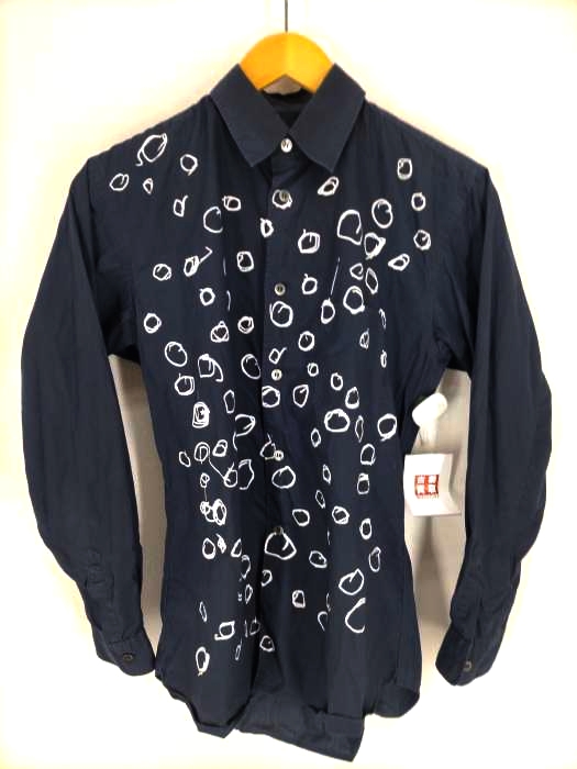 COMME des GARCONS(コムデギャルソン) 手書きドットプリントシャツ メンズ トップス