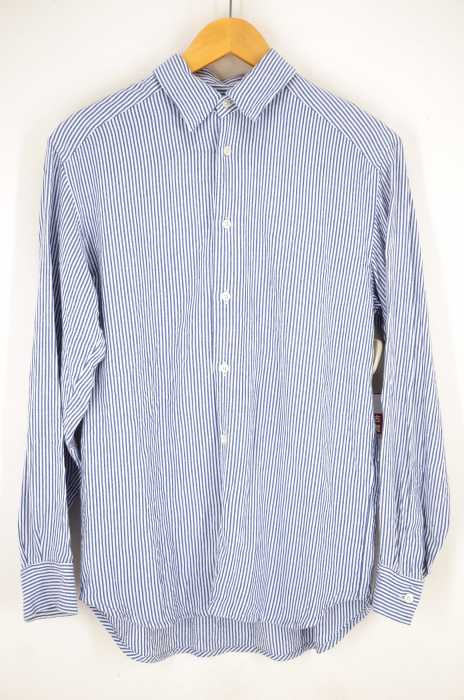 min (マイン) RAYON STRIPE SHIRT メンズ トップス