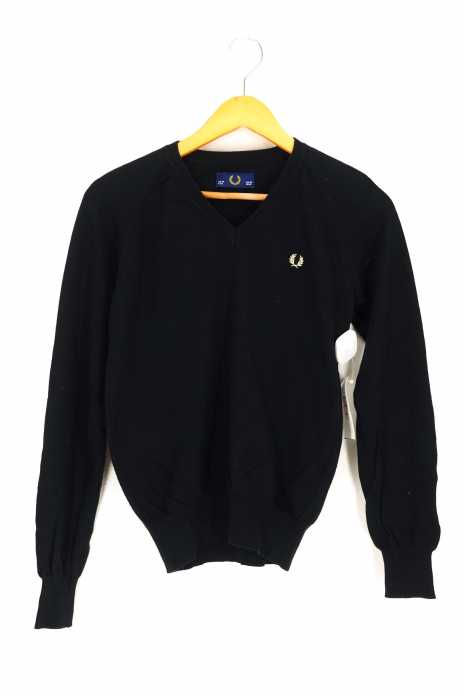 FRED PERRY （フレッドペリー） Vネックニットプルオーバー レディース トップス