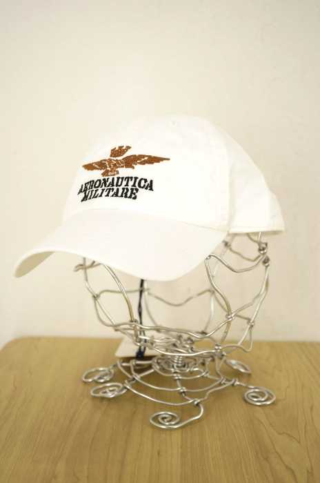 AERONAUTICA MILITARE（アエロナウティカミリターレ） ロゴ刺繍 キャップ メンズ 帽子
