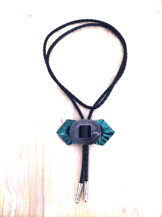 TOGA PULLA (トーガプルラ) Motif leater loop tie メンズ ファッション雑貨