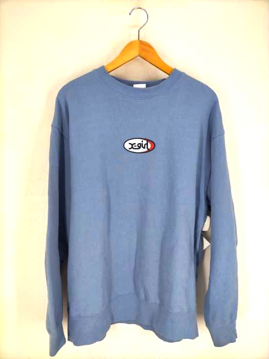 X-girl(エックスガール) JELLY OVAL LOGO SWEAT TOP レディース トップス