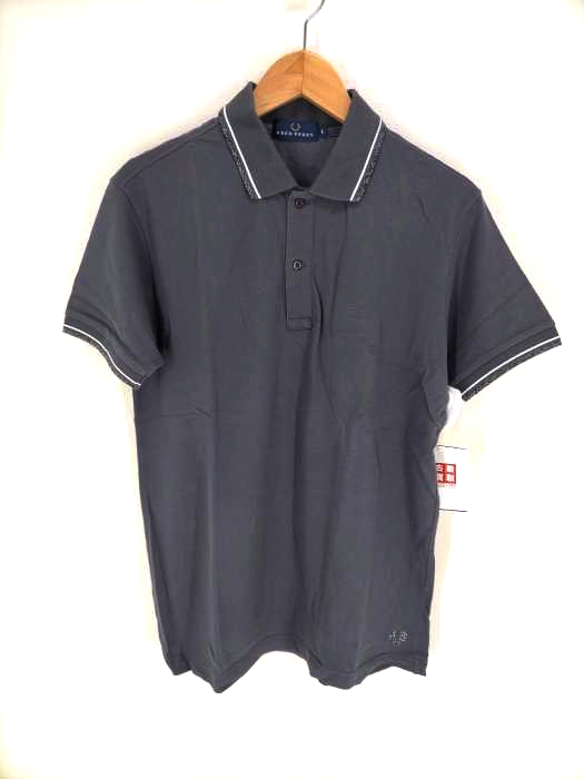FRED PERRY（フレッドペリー） ラメラインポロシャツ メンズ トップス