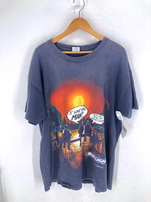 DELTA（デルタ） 90S 袖裾シングスステッチ BUD LIGHT I LOVE YOU MAN プリントTシャツ メンズ トップス