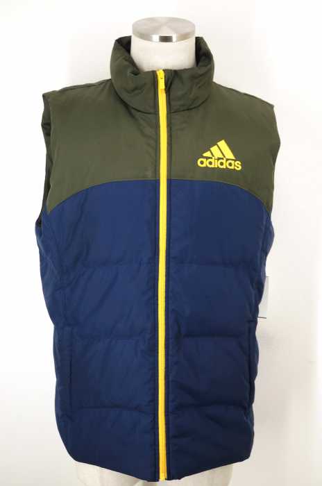 adidas （アディダス） バイカラーダウンベスト メンズ アウター