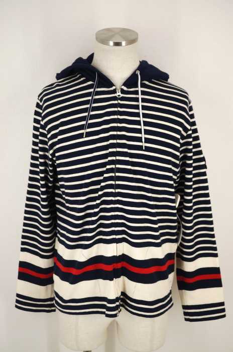 BARACUTA（バラクータ） ボーダージップパーカー メンズ トップス