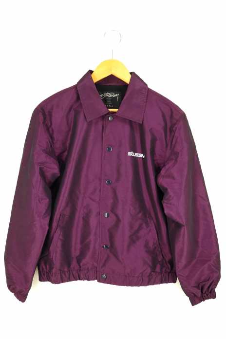 STUSSY （ステューシー） バックプリントコーチジャケット レディース アウター