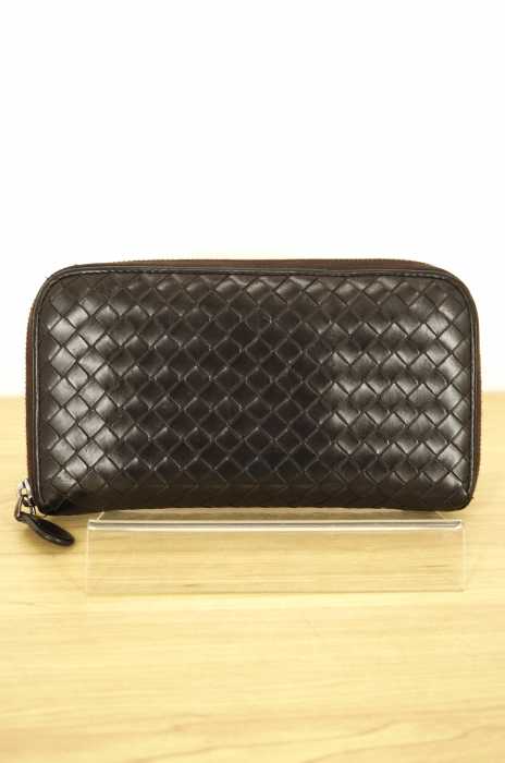 BOTTEGA VENETA(ボッテガヴェネタ) イントレチャート ラウンドジップウォレット 長財布 メンズ 財布・ケース